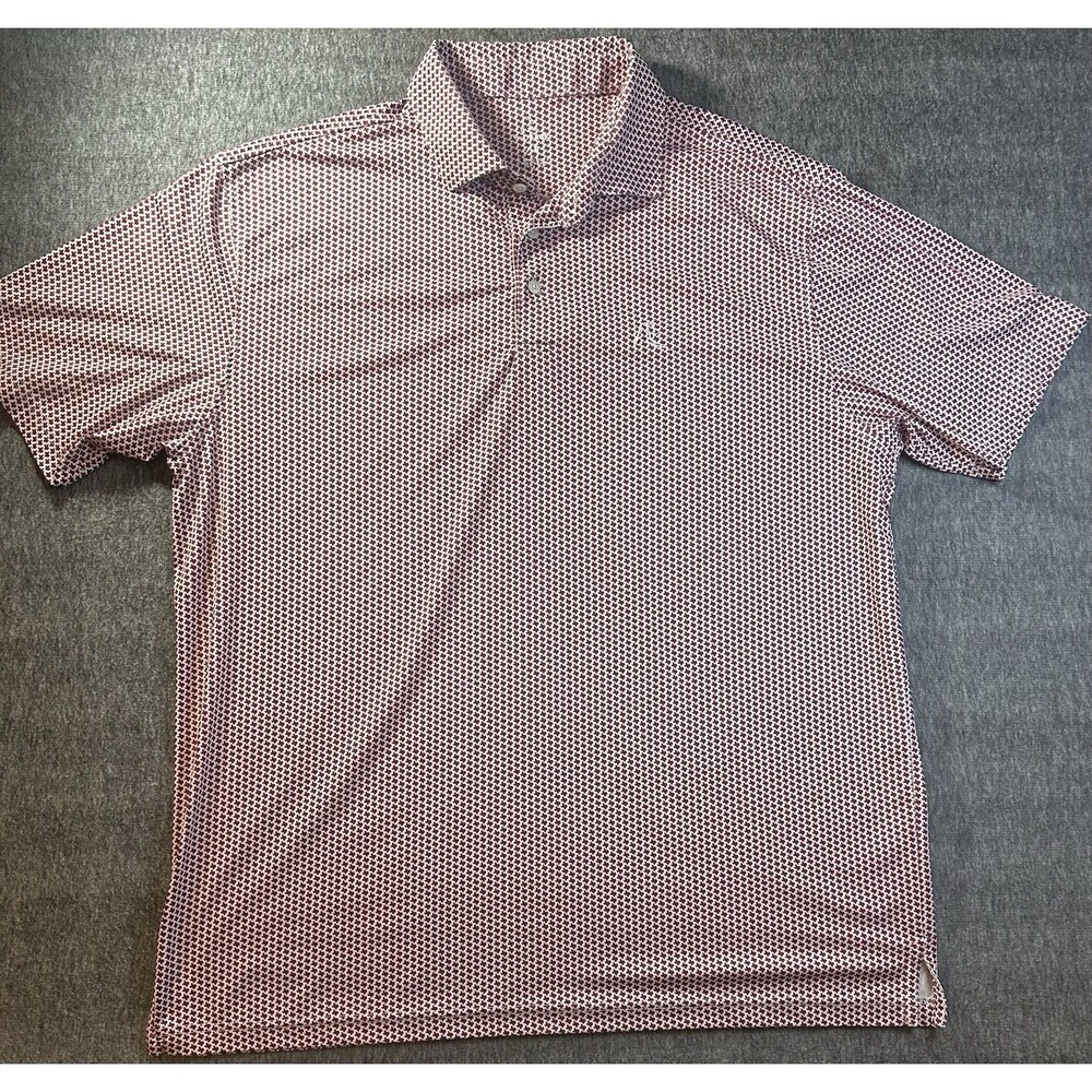 Rhoback The Don't Mess Men's XL Short Sleeve Performance Polo Texas State Flag